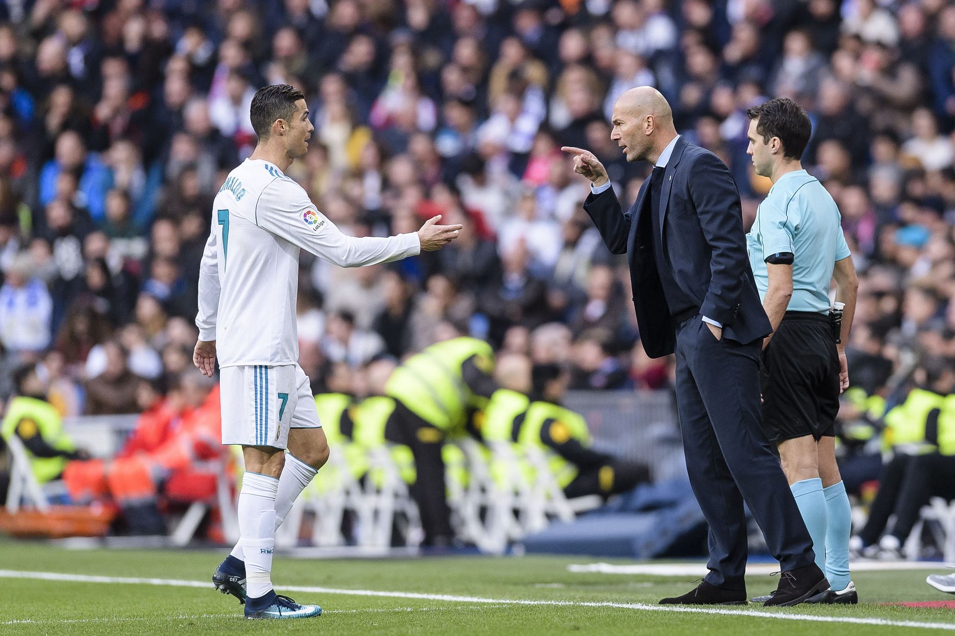 Cristiano Ronaldo and Zinedine Zidane